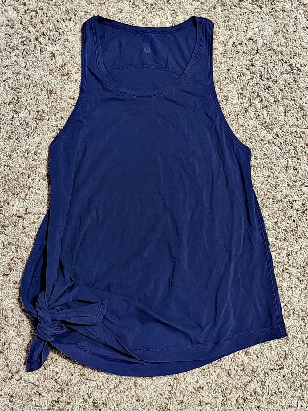 Lululemon Women’s To-The-Point Tank. Moody Blues. Size 6. Like-New!